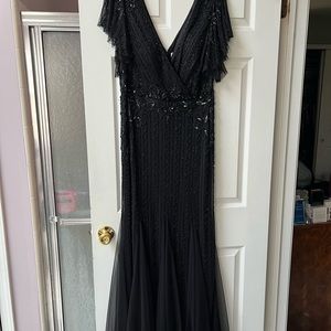Black long gown